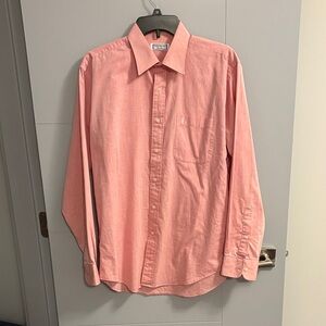 Yves Saint Laurent Coral Button-Down Shirt